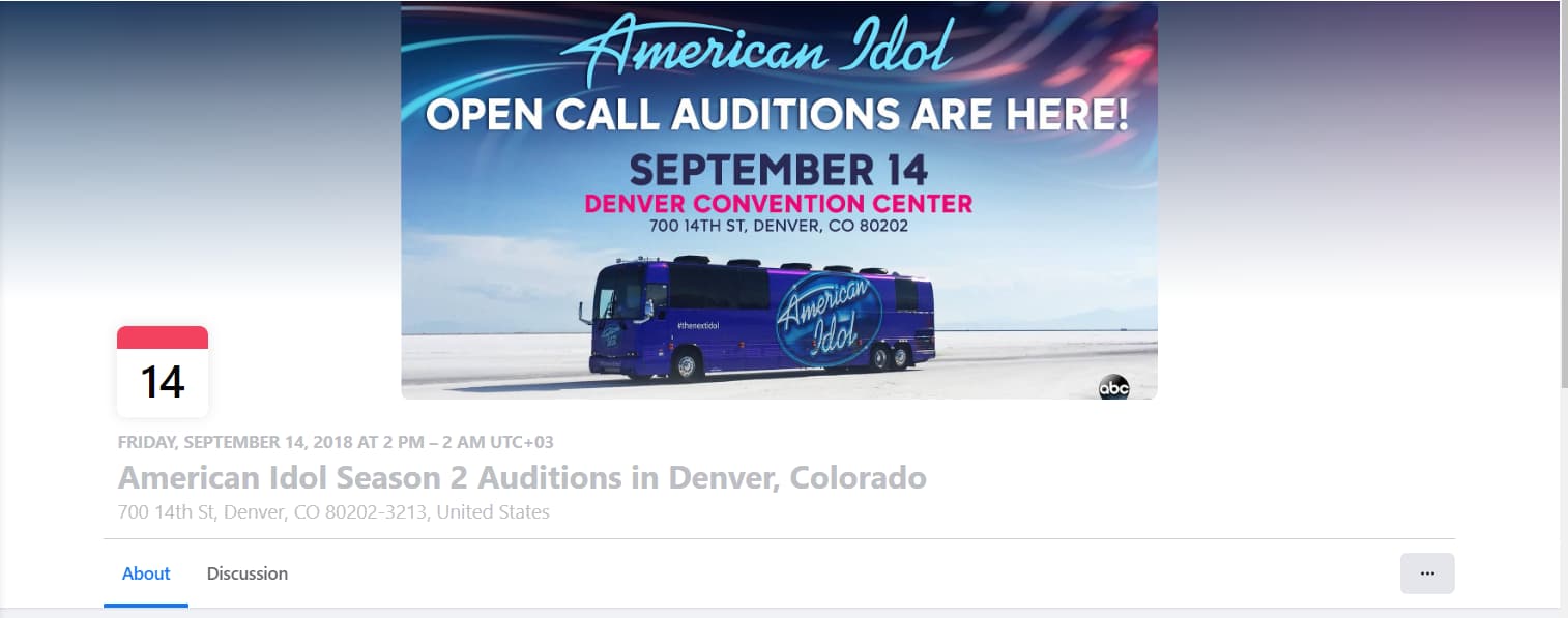 american idol facebook event cover