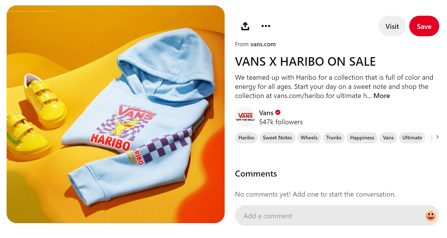 vans haribo partnership social media