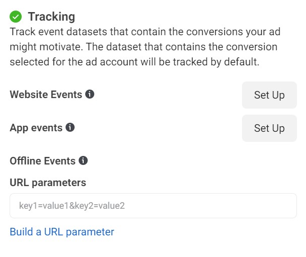 instagram advertising tracking parameters